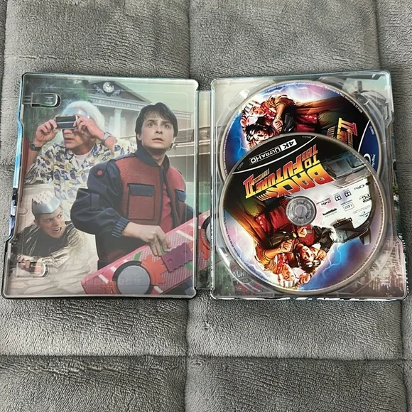 Back to the Future 35th Anniversary Limited Edition Trilogy Steelbook Bluray set